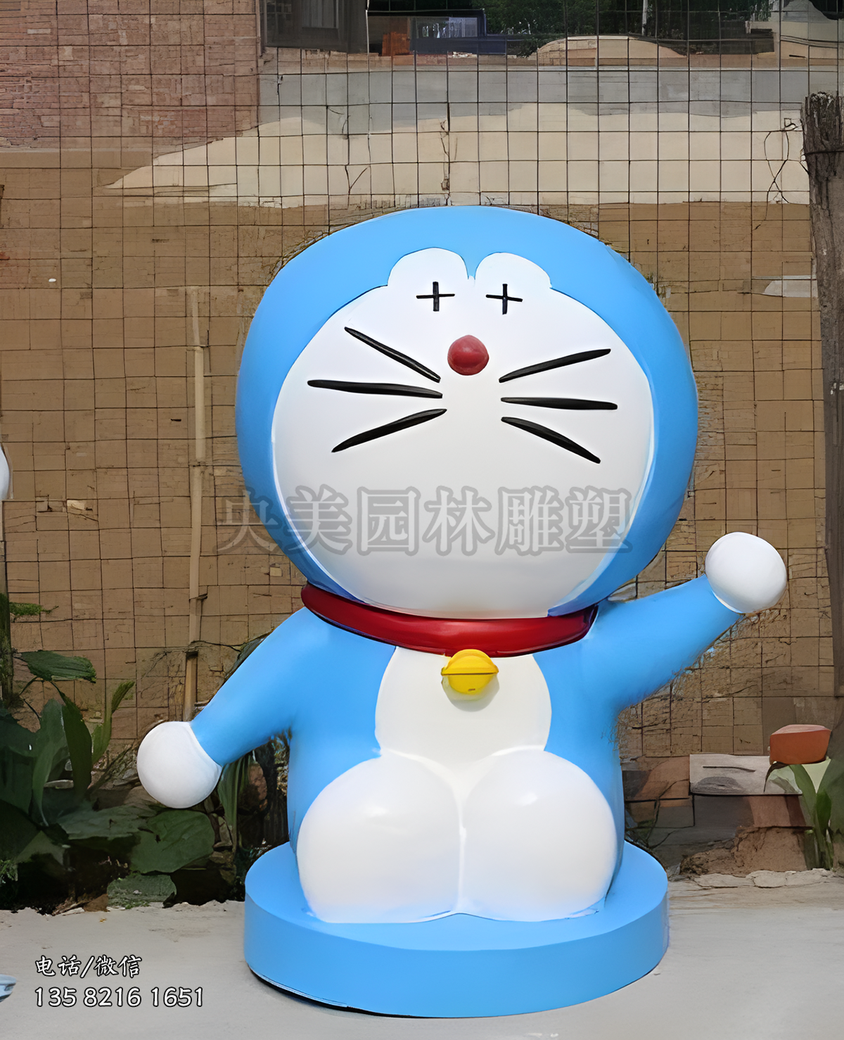 玻璃鋼機(jī)器貓哆啦A夢(mèng)雕塑