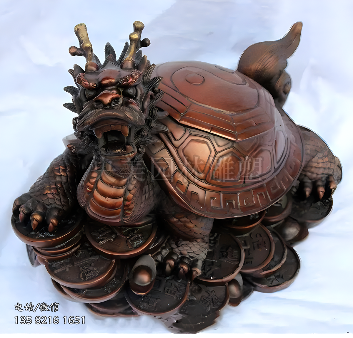 龍龜純銅雕塑